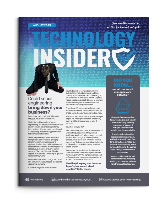 Newsletters | Rivervalley IT